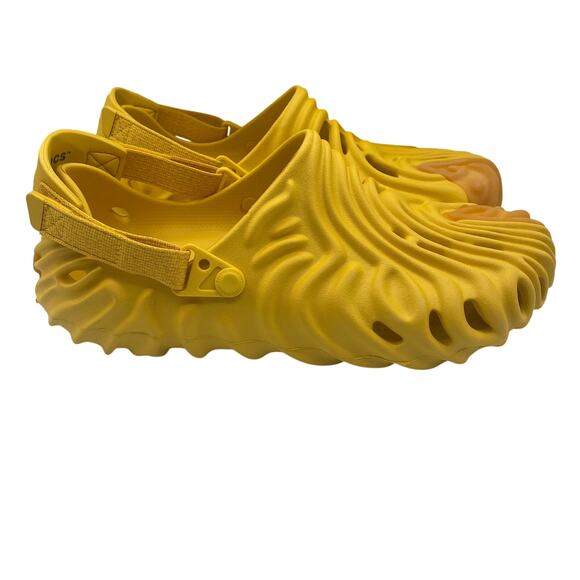 Crocs Pollex x Salehe Bembury Clogs Cobbler Shoes Yellow Mens 12
